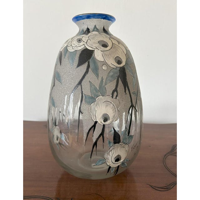 Vase by Adrien Mazoyer, France, 1930 For Sale - Image 3 of 16