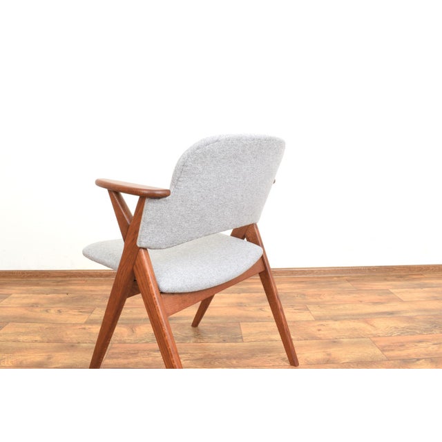 Mid-Century Modern Swedish Oak Chair from Broderna Johansson, 1960s For Sale - Image 11 of 12