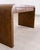 Karl Springer-Style Organic Modern Grasscloth Waterfall Desk For Sale - Image 15 of 18