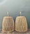 Vintage Woven Rattan Lamps - A Pair For Sale - Image 12 of 12