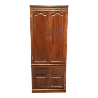 Mastercraft Furniture Solid Knotty Pine Rustic Americana 32" Wall Unit / Cabinet Bookcase 9604-2906 For Sale