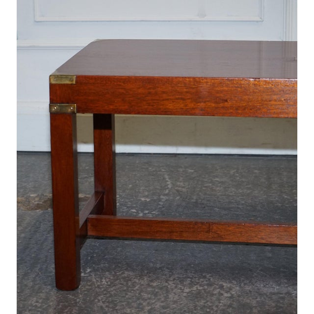 Military Campaign Coffee Table from Harrods Kennedy London For Sale - Image 15 of 16