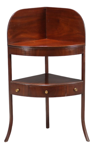 Small Regency Style Corner Ètagére, 1900s
