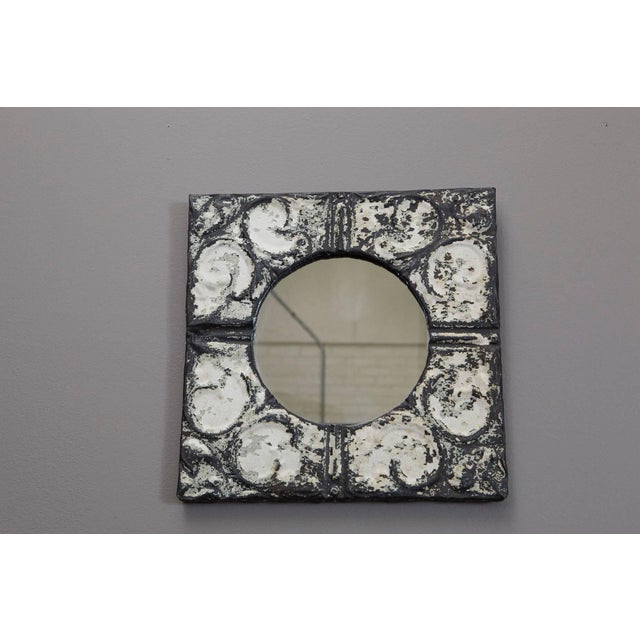 Industrial Square Tin Ceiling Tile Mirror Chairish