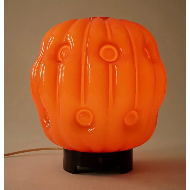 Mid-Century Pumpkin's Table Lamp, 1960s For Sale - Image 6 of 9