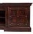 Wood Vintage Colonial Walnut Stained Media Cabinet For Sale - Image 7 of 12