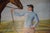 Traditional Blue Silks Jockey W/ Racehorse in Landscape Oil on Canvas For Sale - Image 3 of 5