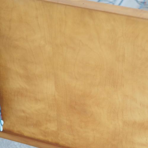 Mid-Century Wooden Bed with Spring Core Slatted Base, 1950 For Sale - Image 9 of 16