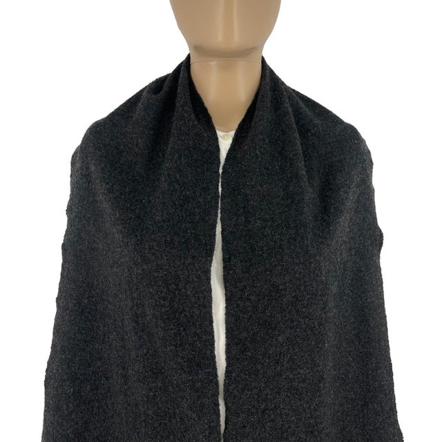 Polo Ralph Lauren Dark Grey 100% Wool Scarf