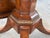 Late 20th Century Vintage George III Style Brass Marquetry Burlwood Breakfast Table For Sale - Image 12 of 17