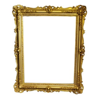 Antique Gilded Wooden Frame For Sale