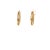 Elegant 14k Yellow Gold Diamond Hoops - 0.45ctw Round Brilliant Cut, Pair For Sale - Image 4 of 5