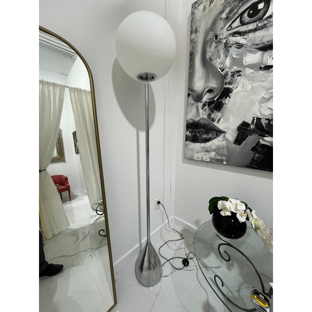 Murano Glass Floor Lamp by Leucos For Sale - Image 4 of 11