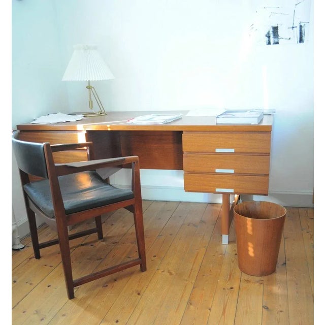 Wood Swedish Paper Basket by Martin Åberg for Servex, 1960s For Sale - Image 7 of 8