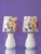 Royal Delft White Table Lamps, House of Hackney Lampshades, Set of 2 For Sale - Image 5 of 11
