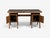 Brown Pierre Jeanneret, Rare Writing Desk, Teak, Leatherette, Chandigarh, India, 1960s For Sale - Image 8 of 14