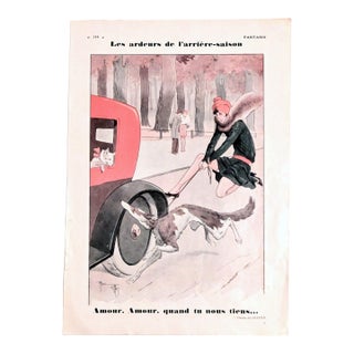 René Giffey 1928 “Les Ardeurs De L’arrière-Saison” Fantasio Print For Sale