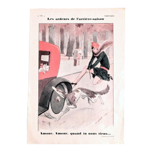René Giffey 1928 “Les Ardeurs De L’arrière-Saison” Fantasio Print
