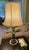Vintage Green Malachite and Brass Table Lamp For Sale In Orlando - Image 6 of 7