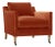 Greta Chair, Rust Velvet For Sale - Image 13 of 13