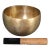 Large Hand-Hammered Brass Singing Bowl Nepal 1950s For Sale