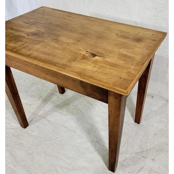 Antique Two-Tone Low Pine Table From England - Circa 1900 For Sale - Image 10 of 11