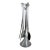 Italian Umbra “Fuego” Cast Aluminum Fireplace Tool Set, 1980s For Sale