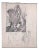 Sketches, Original Drawing, Mid 20th-century For Sale
