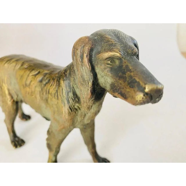 Metal Bronze Dog in the style of Jules Moigniez, France, 1880s For Sale - Image 7 of 10