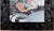 Antique Guanyin Riding Dragon (Kwan Yin) (Quan Yin) Large Hand Painted Porcelain Tile in Carved Black Wooden Framed Excellent Condition For Sale - Image 9 of 14