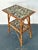 Contemporary Vintage Boho China Mosaic Bamboo Side Table For Sale - Image 3 of 12
