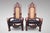 Carved Walnut Elephant Throne Chairs, 1960, Set of 2 For Sale - Image 4 of 4