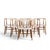 Jack Cartwright for Boling Chair Company Mid Century Walnut Dining Chairs - Set of 6 Each chair measures: 21.75 wide x 21...