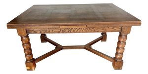 Renaissance-Style Table in Oak, 1930s