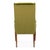2020s Sloped Arm Green Velvet Dining Chair in Olive, Host Chair For Sale - Image 5 of 11