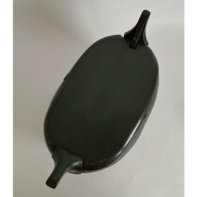 Antique Chinese Lacquered Wooden Storage Box For Sale - Image 9 of 11