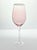 Contemporary Set of 4 Contemporary Rose Pink Gold Rim Wine, Water or All Purpose Glasses For Sale - Image 3 of 5