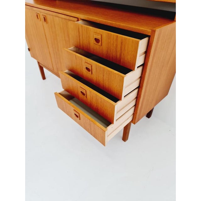 Brown Vintage Danish Freestanding Bookcase in Teak by Bengt Ruda, 1960s For Sale - Image 8 of 18
