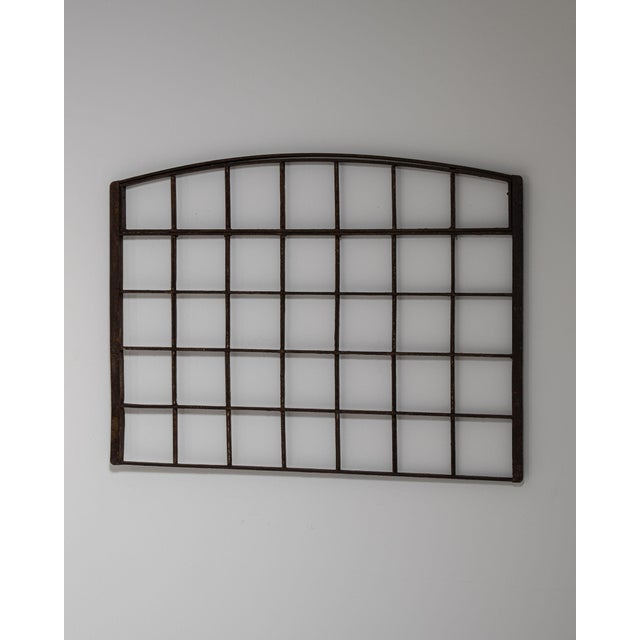 Early 20th Century France Black Wrought Iron Window For Sale - Image 4 of 18
