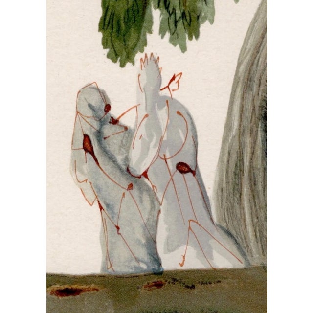 Salvador Dali, The Wood of the Self-Murderers, 1964, Original Woodcut For Sale - Image 4 of 8