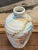 Vintage Handmade Nemadji Minnesota Multicolored Stamped Ceramic Vase For Sale In Seattle - Image 6 of 7