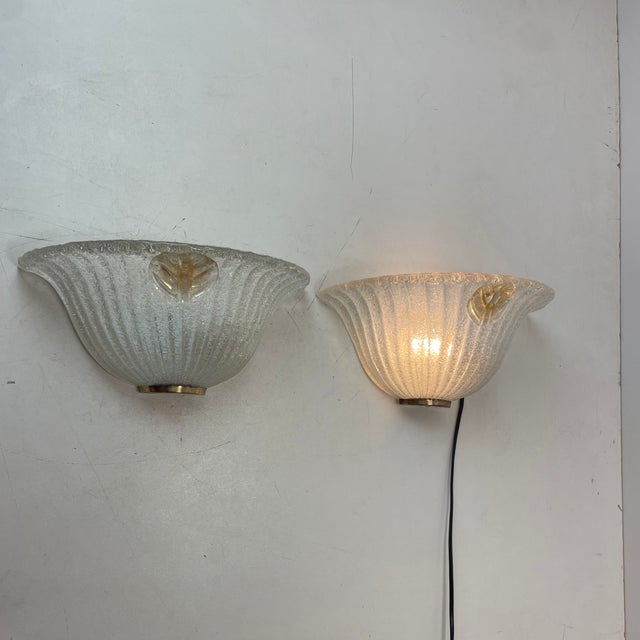 Murano Graniglia Wall Lamps from Italamp, Italy, 1980s, Set of 2 For Sale - Image 4 of 17