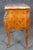 French Inlaid Oliverwood Italian Made French Louis XV Style Marble Commode For Sale - Image 3 of 12