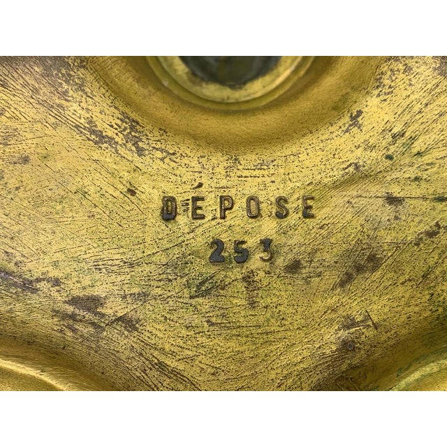 Art Nouveau French Bronze Desk Tidy with Inkwell, 1910s For Sale - Image 10 of 18