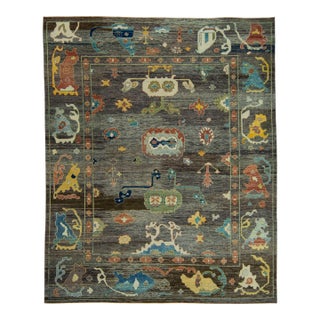 Turkish Oushak Old Wool Rug 12' x 14'7" #19520 For Sale