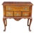 Mid Century Mersman Cherry Queen Anne Shell Carved Lowboy Chest Console Table For Sale