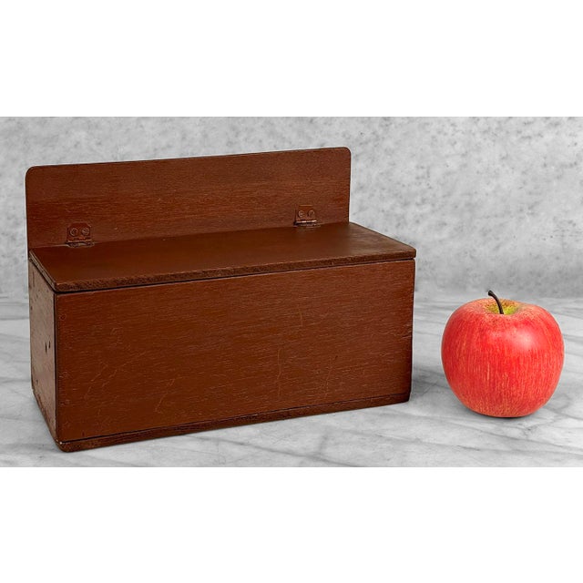 A Primitive Farmhouse Flip-Top Candle Storage Box, c. Early 20th Century - Pairs Nicely with Many Traditional & Eclectic...