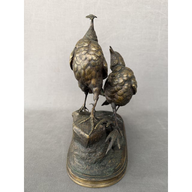 Ferdinand Pautrot, Bird, 1866, Bronze For Sale - Image 6 of 13