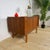 Wood Small Danish Teak Sideboard with Sliding Doors, 1960s For Sale - Image 7 of 7