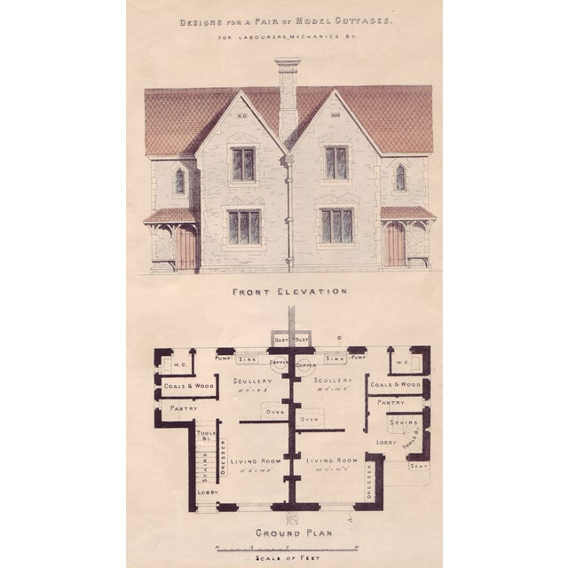 A two-family cottage in the United Kingdom, c. 1900, typically housed a scullery. The scullery was a small room within or...